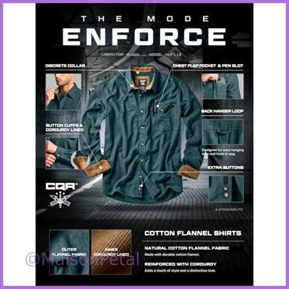 100% Cotton Button Down Flannel Shirt Long Sleeve Plaid Casual Outdoor - Picture 7 of 7